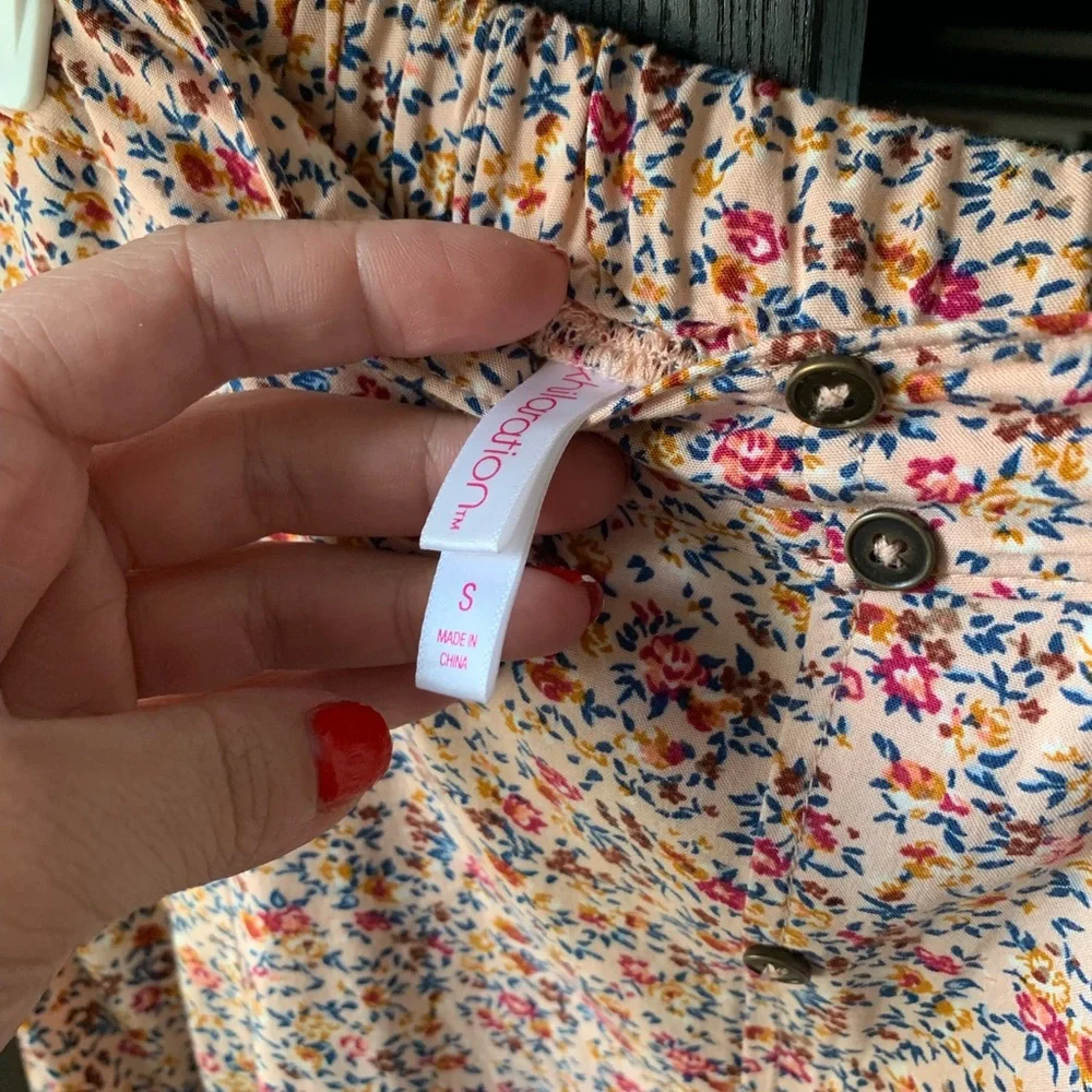 Skirt and crop top set floral - Picture 4 of 5